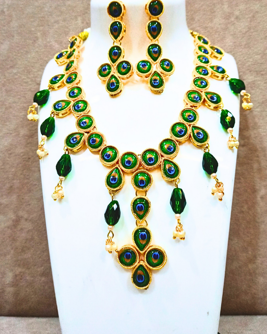 Peacock Heritage Design Necklace
