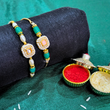 DARK GREEN rakhi