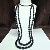 Crystal beaded double layered neckpiece