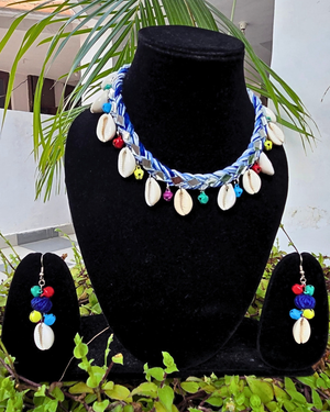Boho shell choker