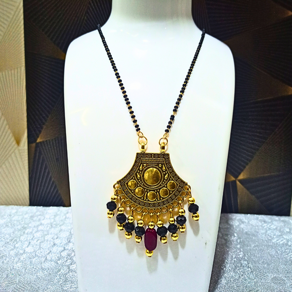 Graceful golden mangalsutra