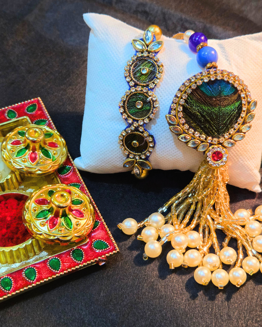Mor Pankhi Lumba Rakhi