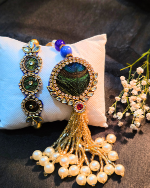 Mor Pankhi Lumba Rakhi