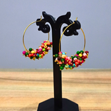 multicolored loreal jhumki